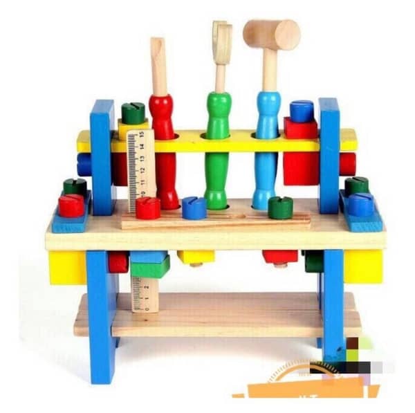 Juego herramientas madera